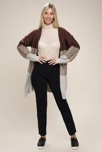 Load image into Gallery viewer, Color Block Open Front Cardigan | Nuvi Apparel | | Arrow Women&#39;s Boutique