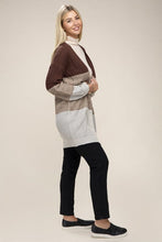 Load image into Gallery viewer, Color Block Open Front Cardigan | Nuvi Apparel | | Arrow Women&#39;s Boutique