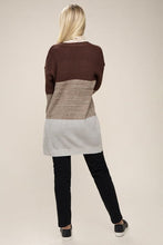 Load image into Gallery viewer, Color Block Open Front Cardigan | Nuvi Apparel | | Arrow Women&#39;s Boutique
