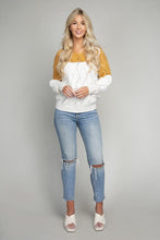 Load image into Gallery viewer, Color Block V neck Knit | Nuvi Apparel | | Arrow Women&#39;s Boutique