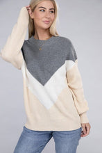 Load image into Gallery viewer, Colorblock Drop Shoulder Sweater | Nuvi Apparel | | Arrow Women&#39;s Boutique
