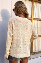 Load image into Gallery viewer, Crochet pullover sweater | Nuvi Apparel | | Arrow Women&#39;s Boutique