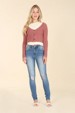 Load image into Gallery viewer, Dark wash distressed skinny jeans | Lilou | | Arrow Women&#39;s Boutique