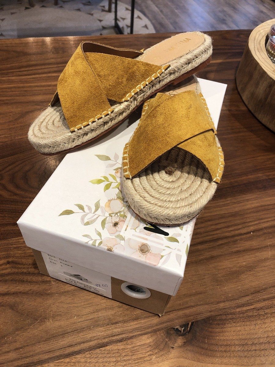 Ella Mustard Espadrilles | Not specified | | Arrow Women's Boutique