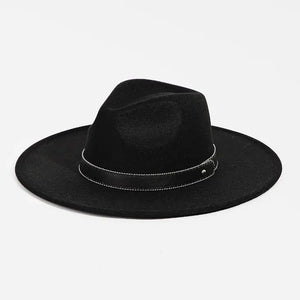 Flat Brim Fedora Hat | collections by fame accessories | | Arrow Women's Boutique