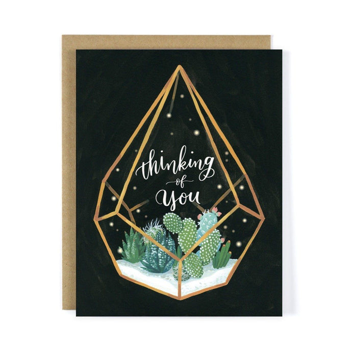 Four Wet Feet Studio - Cactus Terrarium Thinking of You | Four Wet Feet Studio | default | Arrow Women's Boutique