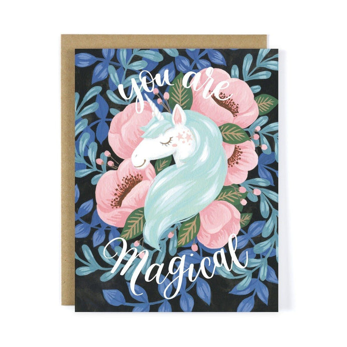 Four Wet Feet Studio - Unicorn - You're Magical Greeting Card | Four Wet Feet Studio | default | Arrow Women's Boutique
