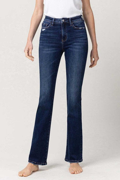 High Rise Slim Bootcut Jeans | VERVET by Flying Monkey | SPARKLING 24 | Arrow Women's Boutique