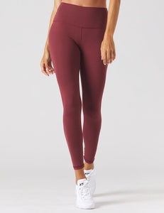 High Waist Pure Legging-Merlot l Glyder | Glyder | | Arrow Women's Boutique