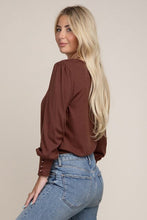 Load image into Gallery viewer, Leg of Mutton Sleeve Knit Top | Nuvi Apparel | | Arrow Women&#39;s Boutique