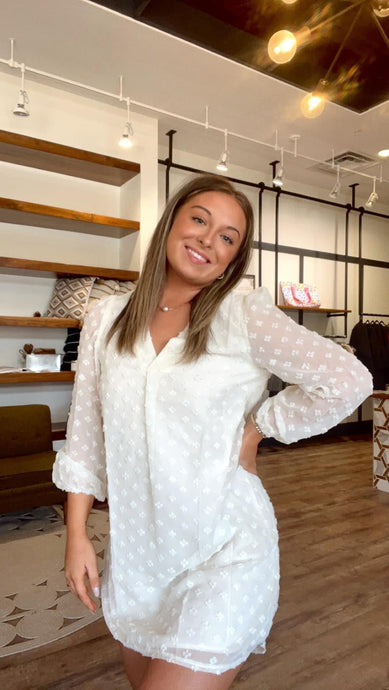 Long Sleeve Mesh Dress | Lily Clothing | | Arrow Women's Boutique