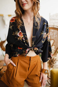 Lush Rose Kimono | Leto Accessories | | Arrow Women's Boutique