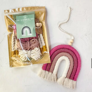 Macrame Rainbow Kit | A branch & cord | | Arrow Women's Boutique
