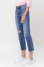 Load image into Gallery viewer, Mid-Rise Straight Crop Jeans | VERVET by Flying Monkey | | Arrow Women&#39;s Boutique