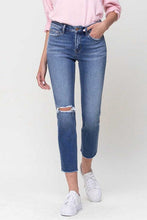 Load image into Gallery viewer, Mid-Rise Straight Crop Jeans | VERVET by Flying Monkey | TEAMING UP 24 | Arrow Women&#39;s Boutique
