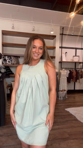 Mint Ruffle Casual Dress | Lily Clothing | | Arrow Women's Boutique