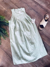 Load image into Gallery viewer, Mint Ruffle Casual Dress | Lily Clothing | | Arrow Women&#39;s Boutique