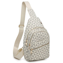 Load image into Gallery viewer, Monogram Sling Backpack | Fashion World | Beige one | Arrow Women&#39;s Boutique