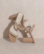 Load image into Gallery viewer, OASIS SOCIETY Victoria - Pearl Strap Heel | KKE Originals | | Arrow Women&#39;s Boutique