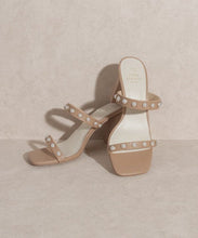 Load image into Gallery viewer, OASIS SOCIETY Victoria - Pearl Strap Heel | KKE Originals | | Arrow Women&#39;s Boutique