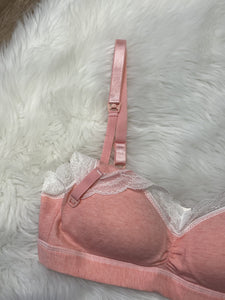 Perfect Lace Nursing Bra- Pink | Riolio | | Arrow Women's Boutique