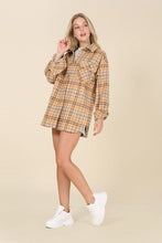 Load image into Gallery viewer, Plaid shacket with pockets | Lilou | | Arrow Women&#39;s Boutique