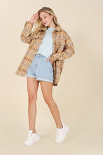 Load image into Gallery viewer, Plaid shacket with pockets | Lilou | | Arrow Women&#39;s Boutique