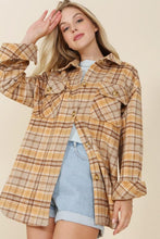 Load image into Gallery viewer, Plaid shacket with pockets | Lilou | | Arrow Women&#39;s Boutique