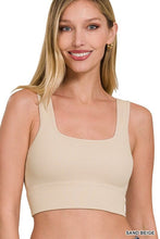 Load image into Gallery viewer, RIBBED SQUARE NECK CROPPED TANK TOP | ZENANA | | Arrow Women&#39;s Boutique