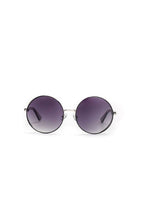 Load image into Gallery viewer, Round Oversize Fashion Sunglasses | Cramilo Eyewear | Gradient Purple OneSize | Arrow Women&#39;s Boutique