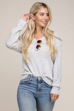 Load image into Gallery viewer, Solid Pointelle Knit Top | Nuvi Apparel | | Arrow Women&#39;s Boutique