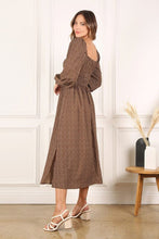 Load image into Gallery viewer, Square neck vintage puff dress | Lilou | | Arrow Women&#39;s Boutique