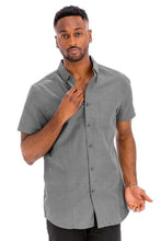Load image into Gallery viewer, Weiv Men&#39;s Casual Short Sleeve Solid Shirts | WEIV | | Arrow Women&#39;s Boutique