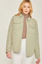 Load image into Gallery viewer, Woven Solid Bust Pocket Shacket | Love Tree | MOSS S | Arrow Women&#39;s Boutique