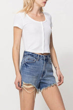 Load image into Gallery viewer, XS-S-M-L - DISTRESSED RIGID MOM SHORTS | VERVET by Flying Monkey | | Arrow Women&#39;s Boutique